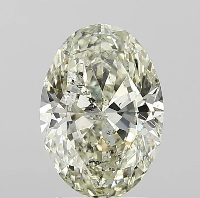 2.51ct Oval Natural Diamond (Colour K, Clarity SI2, Cut VG, IGI Certified)