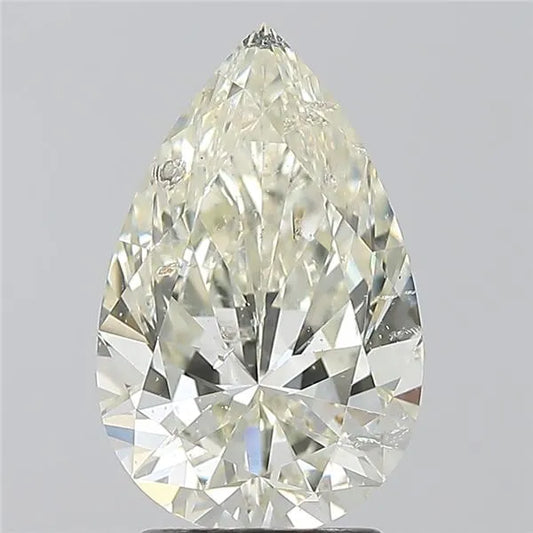 2.51ct Pear Natural Diamond (Colour K, Clarity SI2, Cut EX, IGI Certified)