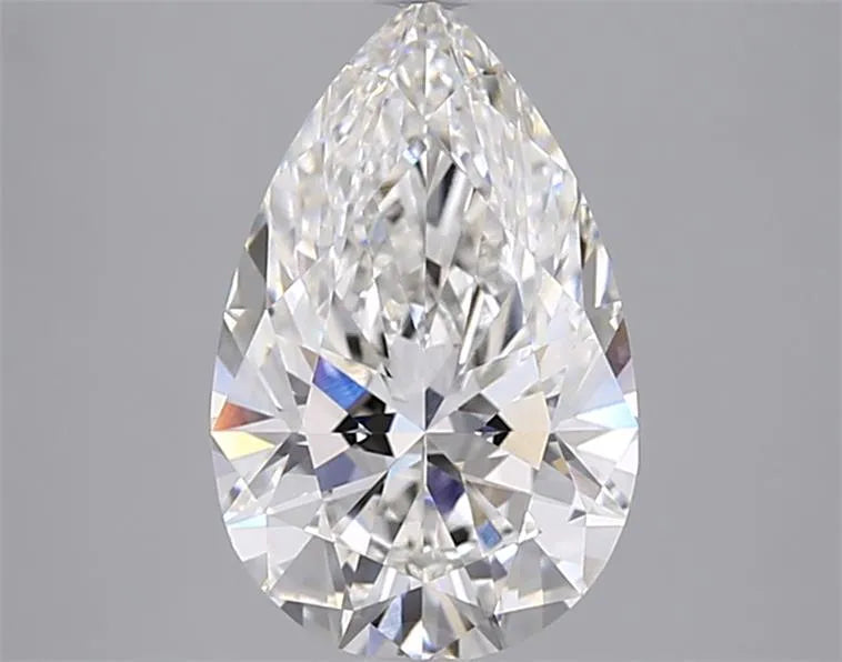 2.52ct Pear Lab Grown Diamond (Colour G, Clarity VVS2, IGI Certified)