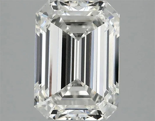 2.53ct Emerald Lab Grown Diamond (Colour F, Clarity VVS2, IGI Certified)