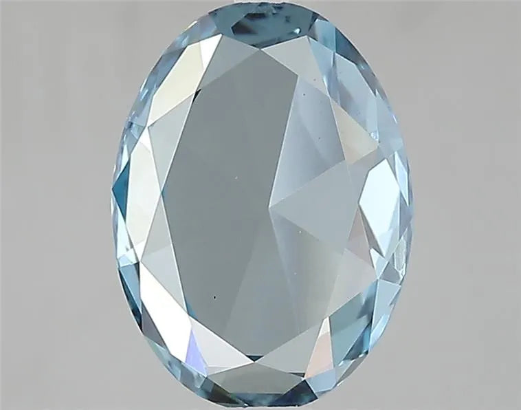 2.54ct Rose Lab Grown Diamond (Colour Fancy Intense Blue, Clarity VS1, IGI Certified)
