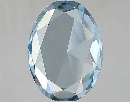 2.54ct Rose Lab Grown Diamond (Colour Fancy Intense Blue, Clarity VS1, IGI Certified)