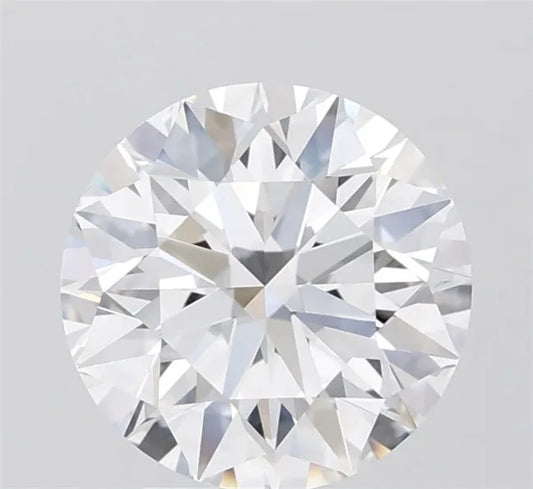 2.59ct Round Lab Grown Diamond (Colour D, Clarity IF, Cut ID, IGI Certified)