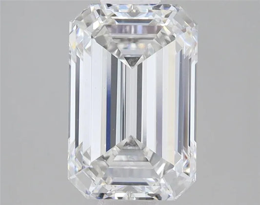 2.73ct Emerald Lab Grown Diamond (Colour E, Clarity VVS2, IGI Certified)