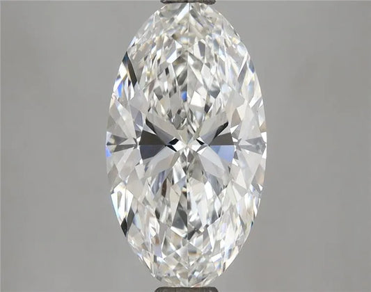 2.74ct Oval Lab Grown Diamond (Colour E, Clarity VVS2, IGI Certified)