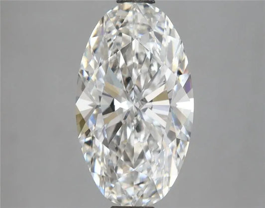 2.76ct Oval Lab Grown Diamond (Colour E, Clarity VVS2, IGI Certified)