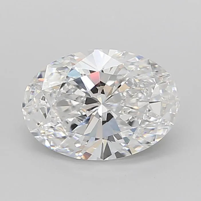 2.80ct Oval Lab Grown Diamond (Colour D, Clarity IF, Cut EX, IGI Certified)