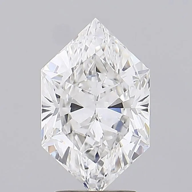 2.82ct Hexagonal Lab Grown Diamond (Colour E, Clarity VVS2, IGI Certified)