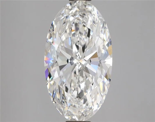 2.82ct Oval Lab Grown Diamond (Colour E, Clarity VVS2, IGI Certified)
