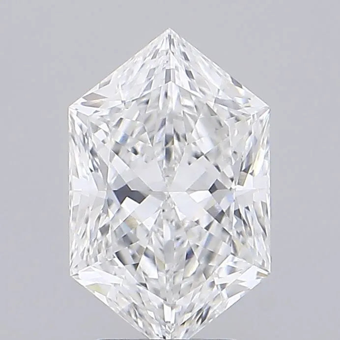 2.86ct Hexagonal Lab Grown Diamond (Colour E, Clarity VVS2, IGI Certified)