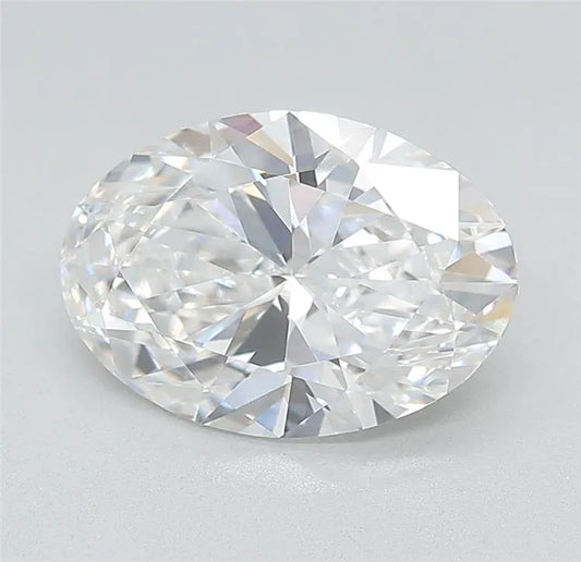 2.86ct Oval Lab Grown Diamond (Colour D, Clarity VVS2, Cut EX, IGI Certified)