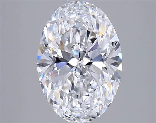 2.92ct Oval Lab Grown Diamond (Colour D, Clarity VVS1, IGI Certified)