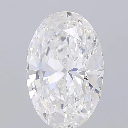 2.95ct Oval Lab Grown Diamond (Colour E, Clarity VVS1, IGI Certified)