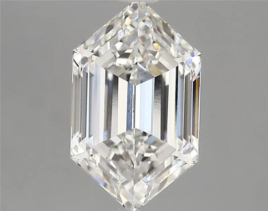 2.98ct Hexagonal Lab Grown Diamond (Colour E, Clarity VVS1, IGI Certified)