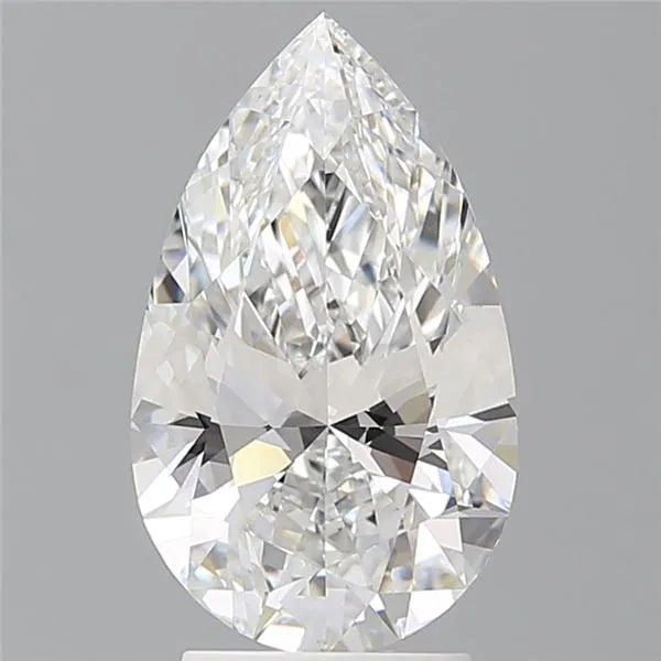 2.98ct Pear Lab Grown Diamond (Colour E, Clarity VVS2, IGI Certified)
