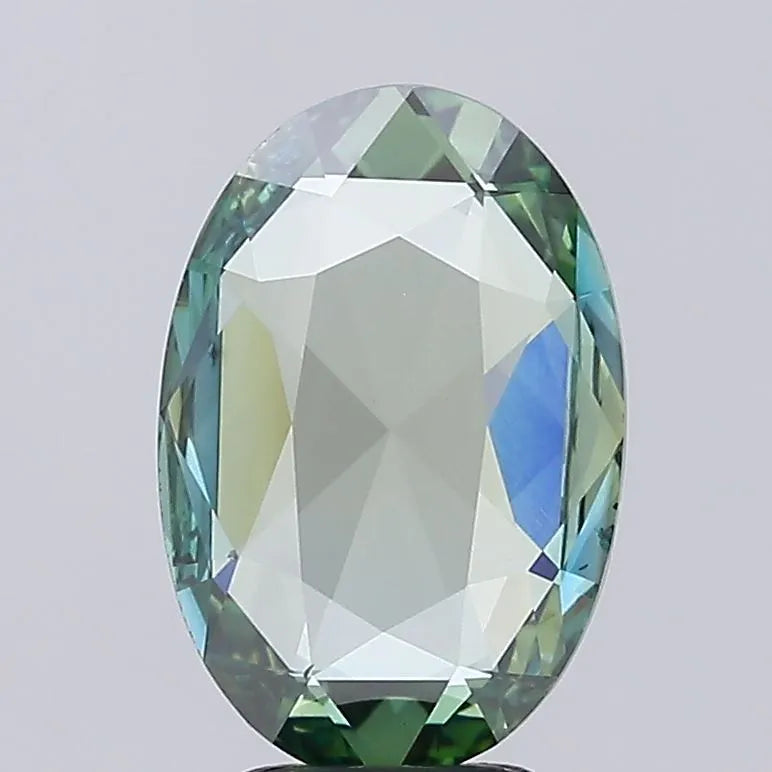 2.98ct Rose Lab Grown Diamond (Colour Fancy Vivid Green, Clarity VS2, IGI Certified)
