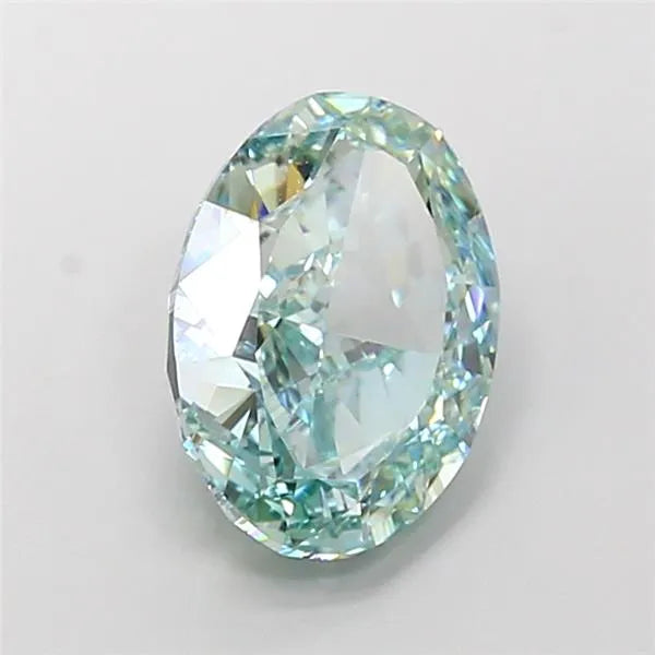 3.23ct Oval Lab Grown Diamond (Colour Fancy Intense Green, Clarity VVS2, IGI Certified)