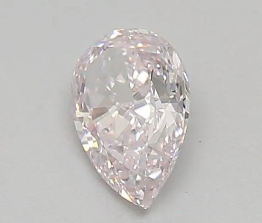 0.28ct Pear Natural Diamond (Colour Very Light Pink, Clarity SI1, GIA Certified)