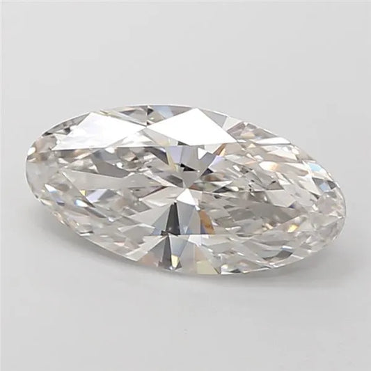 3.42ct Oval Lab Grown Diamond (Colour Fancy Vivid Blue, Clarity VS1, IGI Certified)