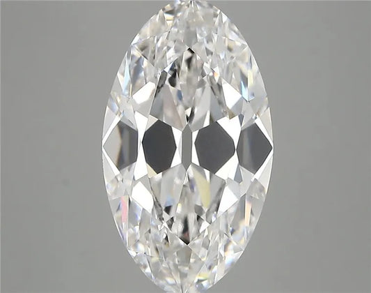 4.38ct Oval Lab Grown Diamond (Colour E, Clarity VVS2, IGI Certified)