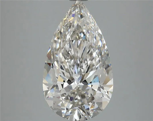 4.24ct Pear Lab Grown Diamond (Colour G, Clarity VS2, IGI Certified)