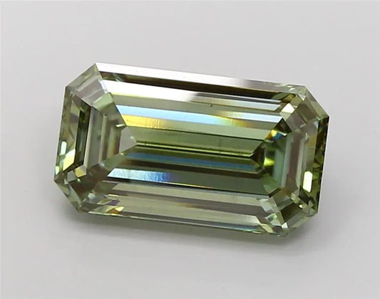 6.09ct Emerald Lab Grown Diamond (Colour Fancy Intense Green, Clarity SI1, IGI Certified)