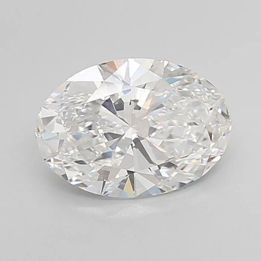 3.08ct Oval Lab Grown Diamond (Colour E, Clarity VVS2, IGI Certified)