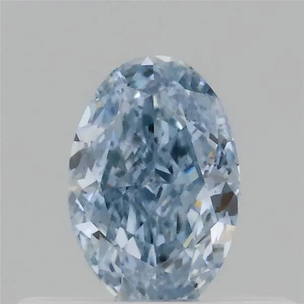 0.30ct Oval Lab Grown Diamond (Colour Fancy Intense Blue, Clarity SI1, IGI Certified)
