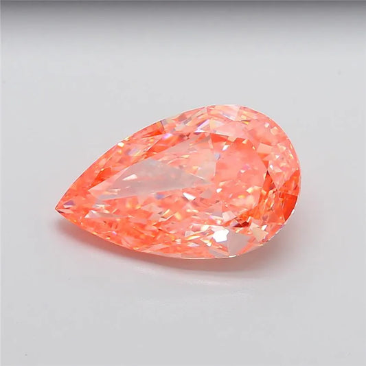 9.29ct Pear Lab Grown Diamond (Colour Fancy Vivid Pink, Clarity VVS2, IGI Certified)
