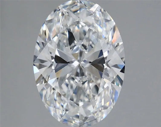 3.20ct Oval Lab Grown Diamond (Colour E, Clarity SI1, IGI Certified)