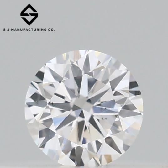 0.17ct Round Lab Grown Diamond (Colour D, Clarity VS2, Cut VG, IGI Certified)