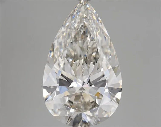 5.31ct Pear Lab Grown Diamond (Colour H, Clarity VVS2, IGI Certified)