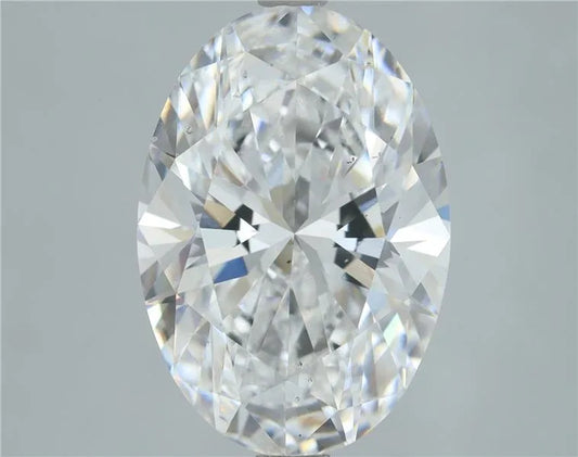 3.90ct Oval Lab Grown Diamond (Colour D, Clarity VS2, IGI Certified)