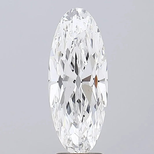 3.92ct Oval Lab Grown Diamond (Colour F, Clarity VS1, IGI Certified)