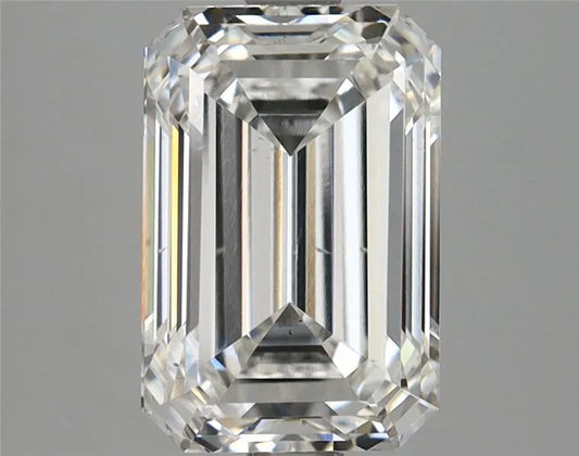 3.00ct Emerald Lab Grown Diamond (Colour F, Clarity SI1, IGI Certified)