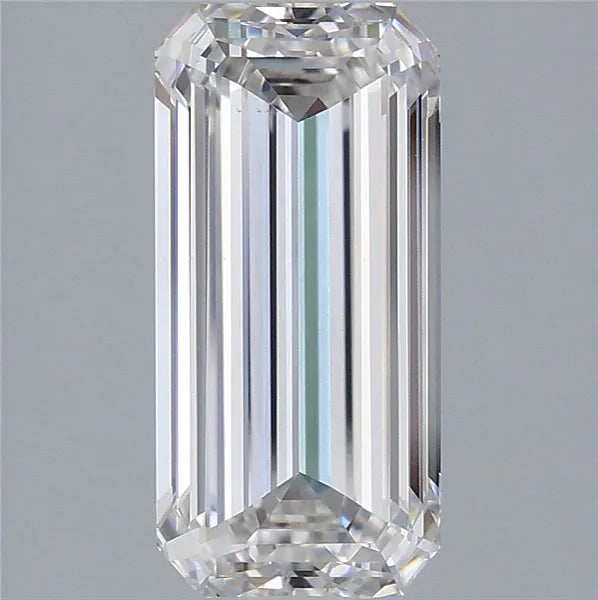 3.00ct Emerald Lab Grown Diamond (Colour F, Clarity VS1, IGI Certified)
