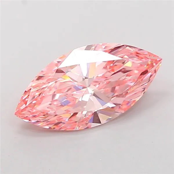 3.00ct Marquise Lab Grown Diamond (Colour Fancy Vivid Pink, Clarity VVS2, IGI Certified)