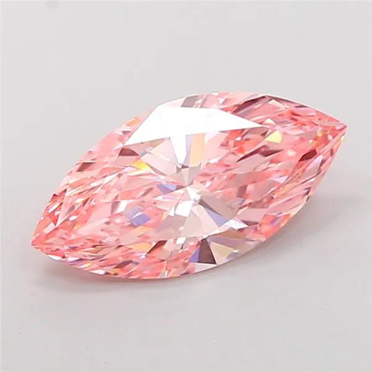 3.00ct Marquise Lab Grown Diamond (Colour Fancy Vivid Pink, Clarity VVS2, IGI Certified)