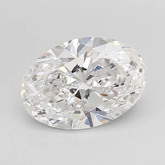 3.02ct Oval Lab Grown Diamond (Colour E, Clarity VVS2, IGI Certified)