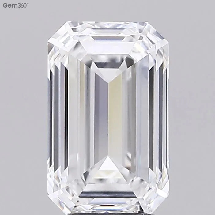 3.03ct Emerald Lab Grown Diamond (Colour D, Clarity VS1, IGI Certified)