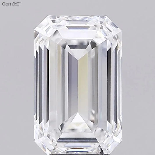 3.03ct Emerald Lab Grown Diamond (Colour D, Clarity VS1, IGI Certified)