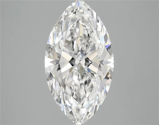 3.03ct Marquise Lab Grown Diamond (Colour E, Clarity VS2, IGI Certified)