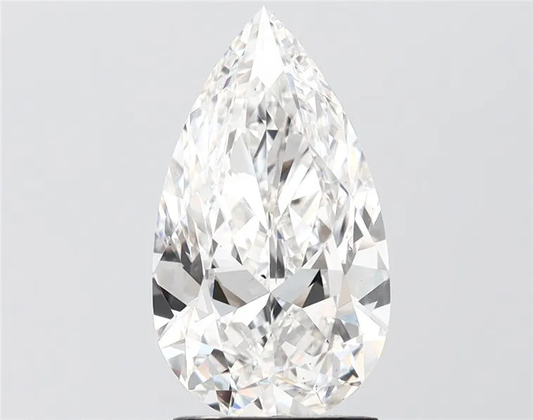 3.04ct Pear Lab Grown Diamond (Colour G, Clarity VS2, IGI Certified)