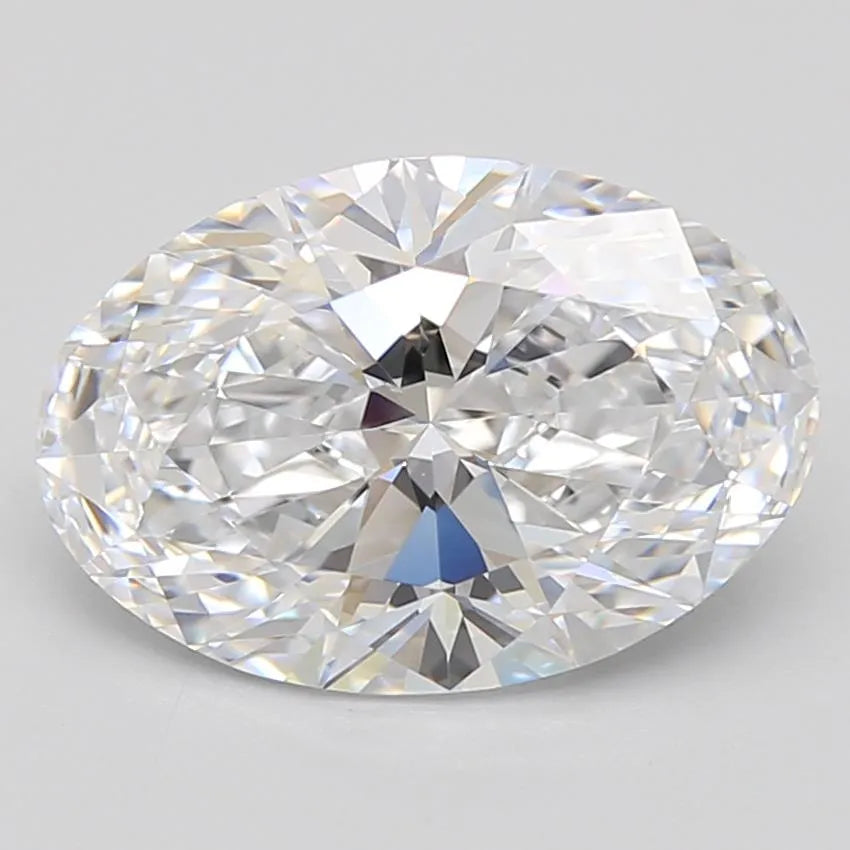 3.06ct Oval Lab Grown Diamond (Colour D, Clarity IF, GIA Certified)