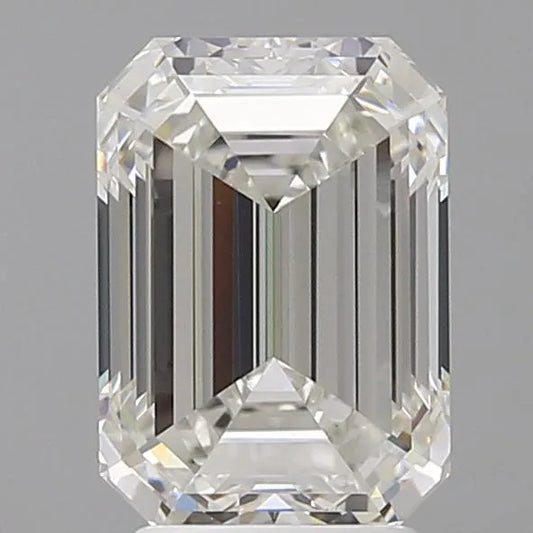 3.07ct Emerald Lab Grown Diamond (Colour G, Clarity VVS2, IGI Certified)