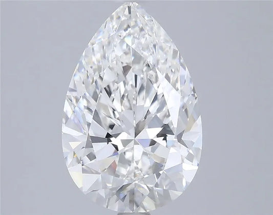 3.08ct Pear Lab Grown Diamond (Colour E, Clarity VVS2, IGI Certified)