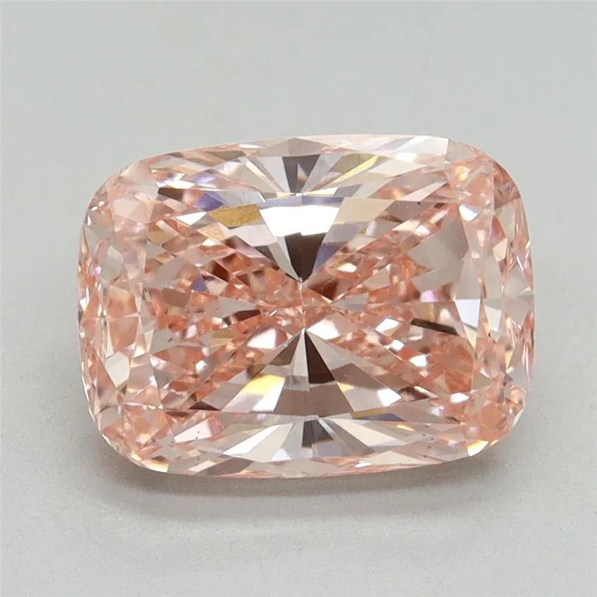 3.09ct Cushion brilliant Lab Grown Diamond (Colour Fancy Vivid Pink, Clarity VS1, IGI Certified)