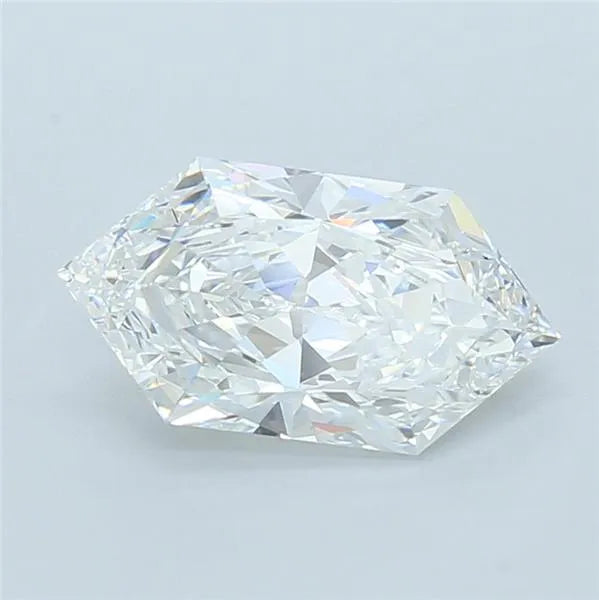 3.09ct Hexagonal Lab Grown Diamond (Colour E, Clarity VVS2, IGI Certified)