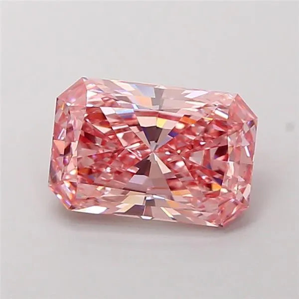 3.09ct Radiant Lab Grown Diamond (Colour Fancy Vivid Pink, Clarity VS1, IGI Certified)