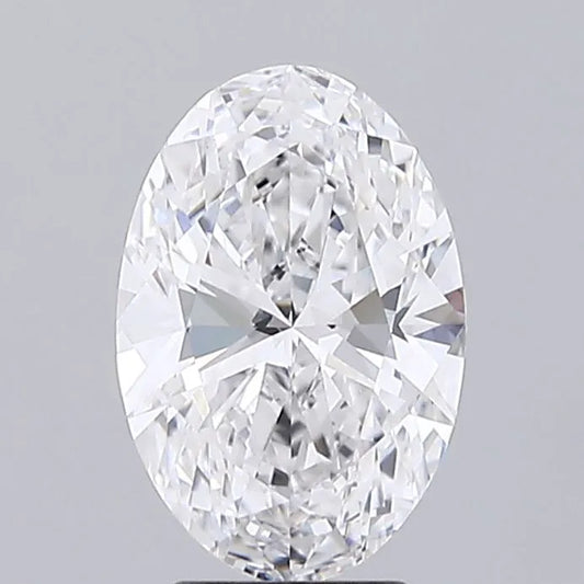 3.25ct Oval Lab Grown Diamond (Colour E, Clarity VVS2, IGI Certified)